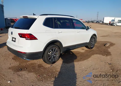 2020 Volkswagen Tiguan 2.0T Se/2.0T Se R-Line Black/2.0T Sel из США, поврежденный, VIN 3VV3B7AX8LM041426